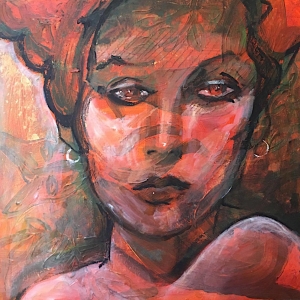 Woman with Earrings