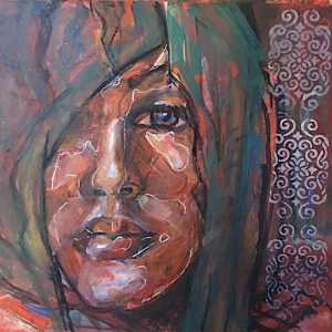 Woman with Patterns